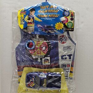 New Magic Interactive Play Car Vest Costume Road Race Pretend Dress Up READ